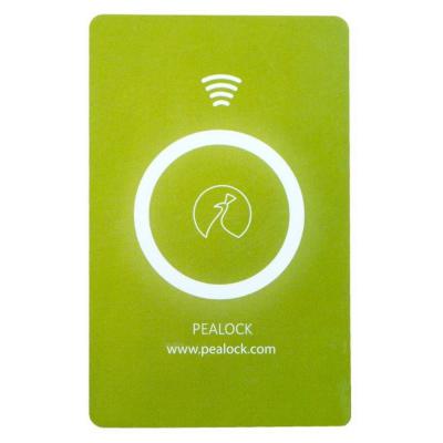 NFC karta PEALOCK, zelen